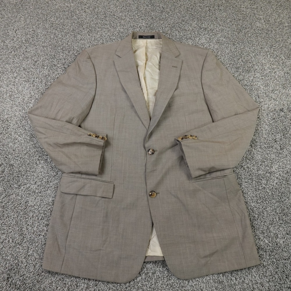 Hugo Boss Jacket Mens 42 Gray Pasolini Movie Wool Suit Button Blazer Sport Coat